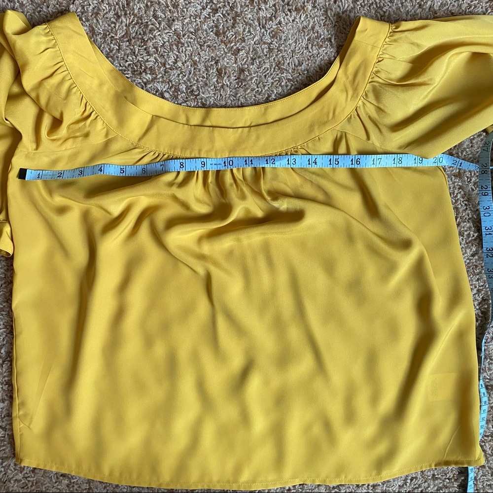 Maeve Mustard Yellow Blouse Marigold - Picture 10 of 12
